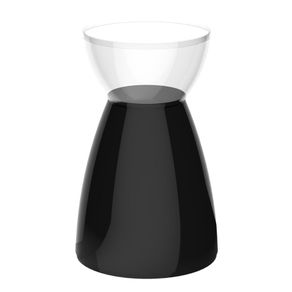 Banqueta Rad Im In Area Externa e Interna Policarbonato Incolor e Preto 54,7 cm -Altura- Banqueta Rad Im In Area Externa e Interna Policarbonato Incolor e Preto 54,7 cm -Altura-